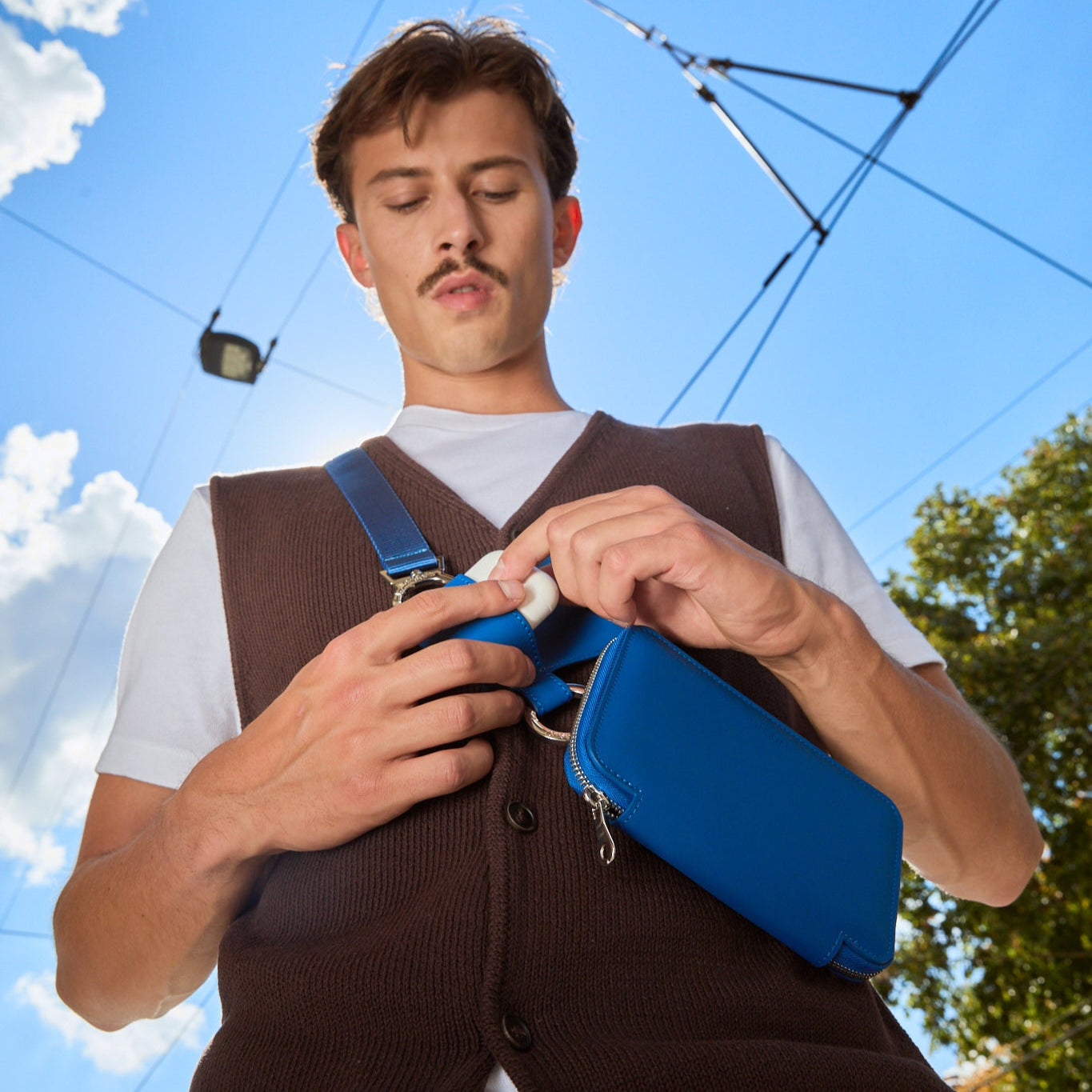 Blue Airpods Case