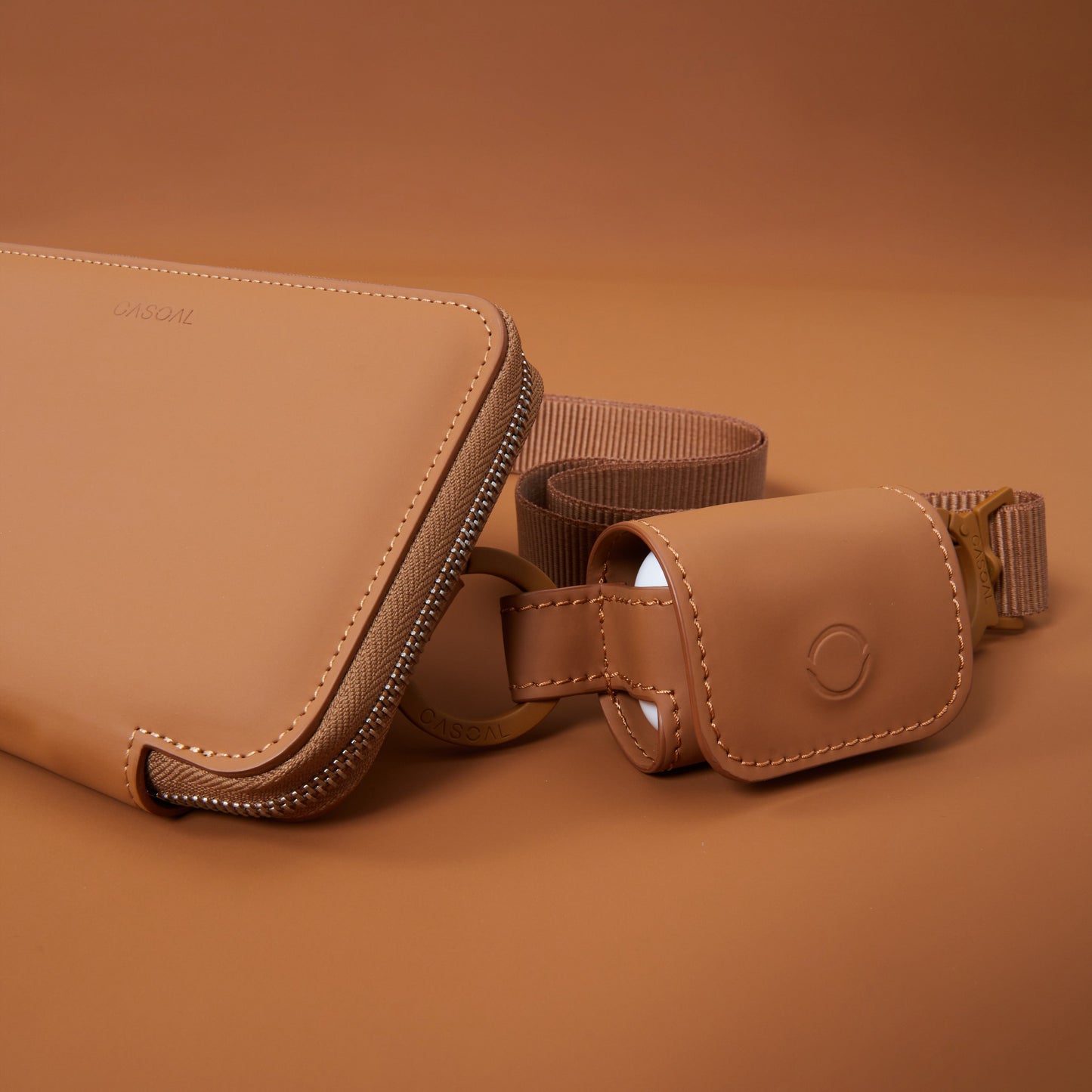 Brown Airpods Case