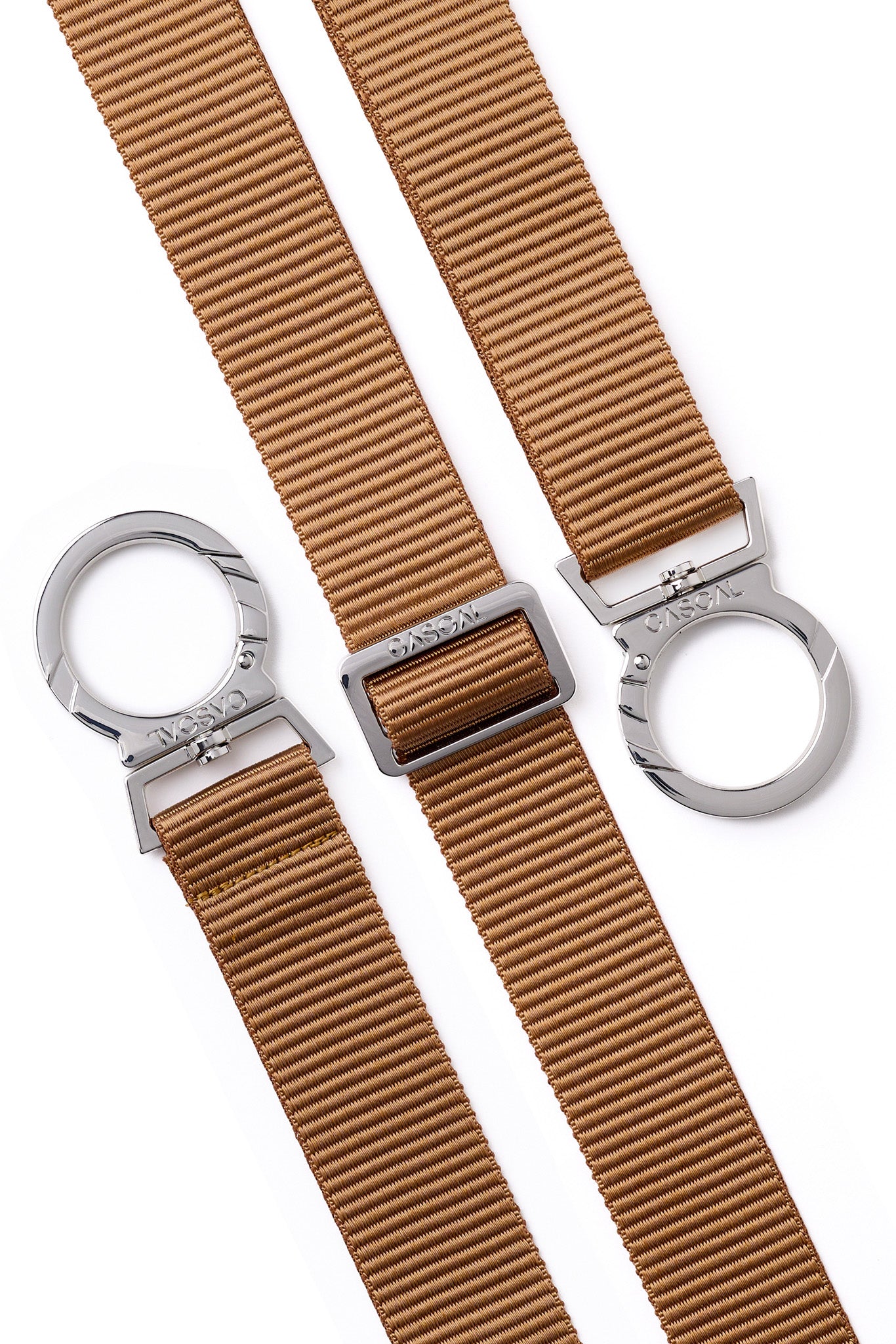 Brown Silver Uby Strap