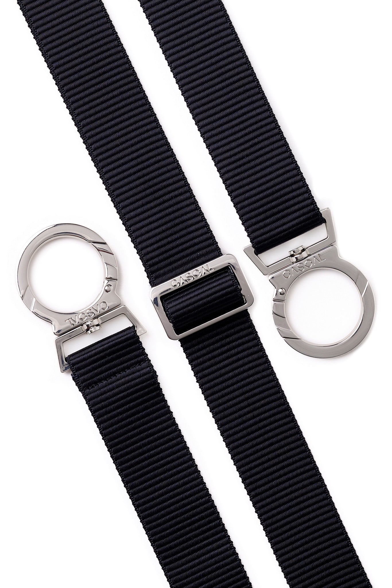 Black Silver Uby Strap