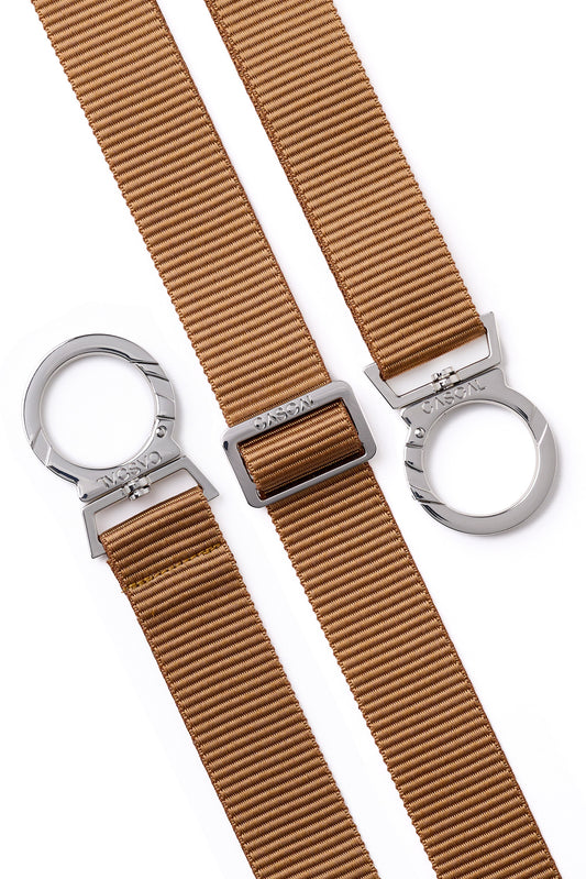 Brown Silver Uby Strap